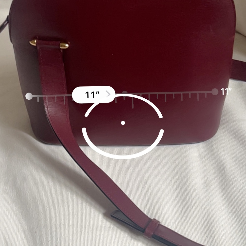 💋Cartier Burgundy Leather Crossbody Bag - Picture 7 of 12